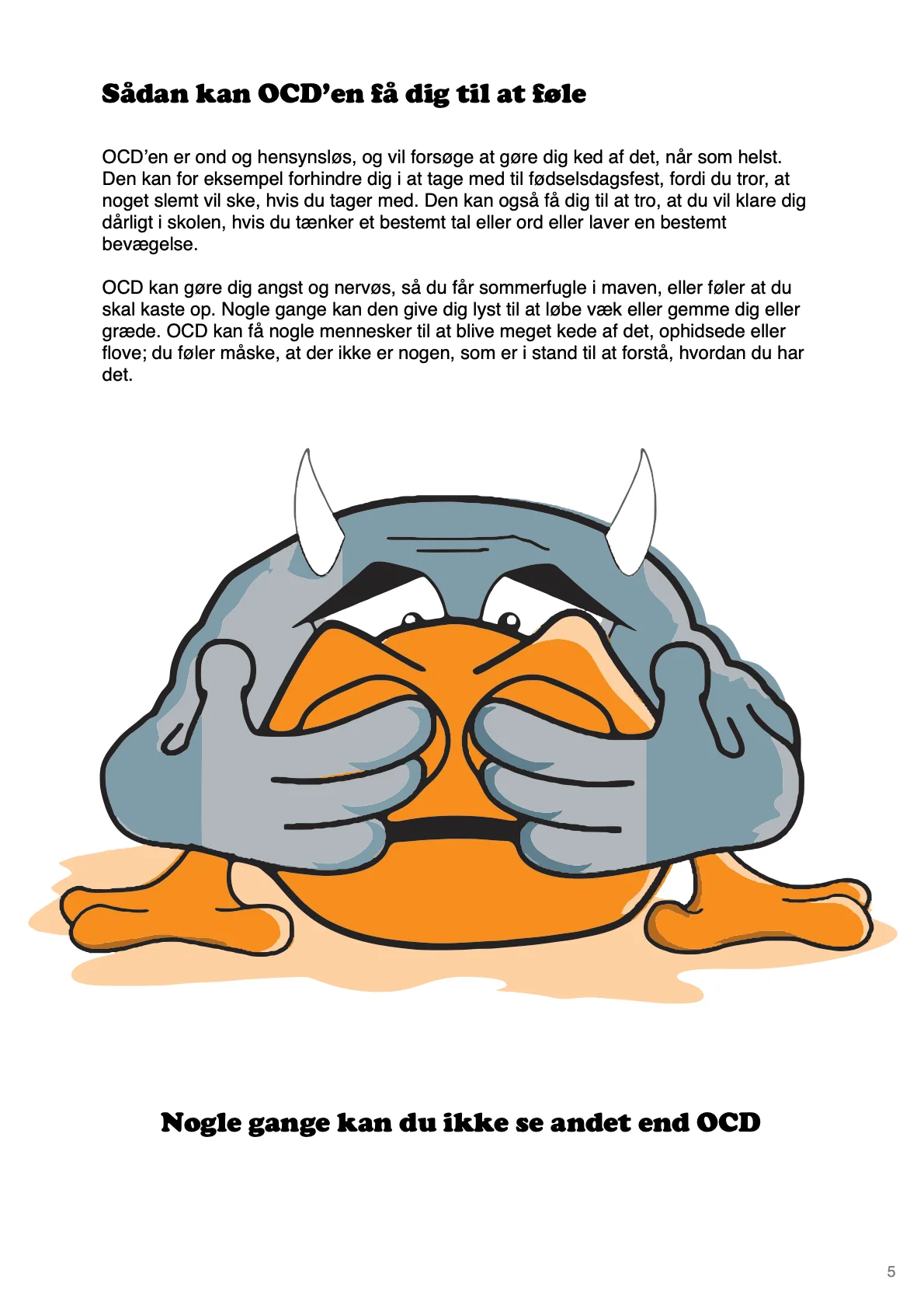 Side 5 af OCD guide for børn