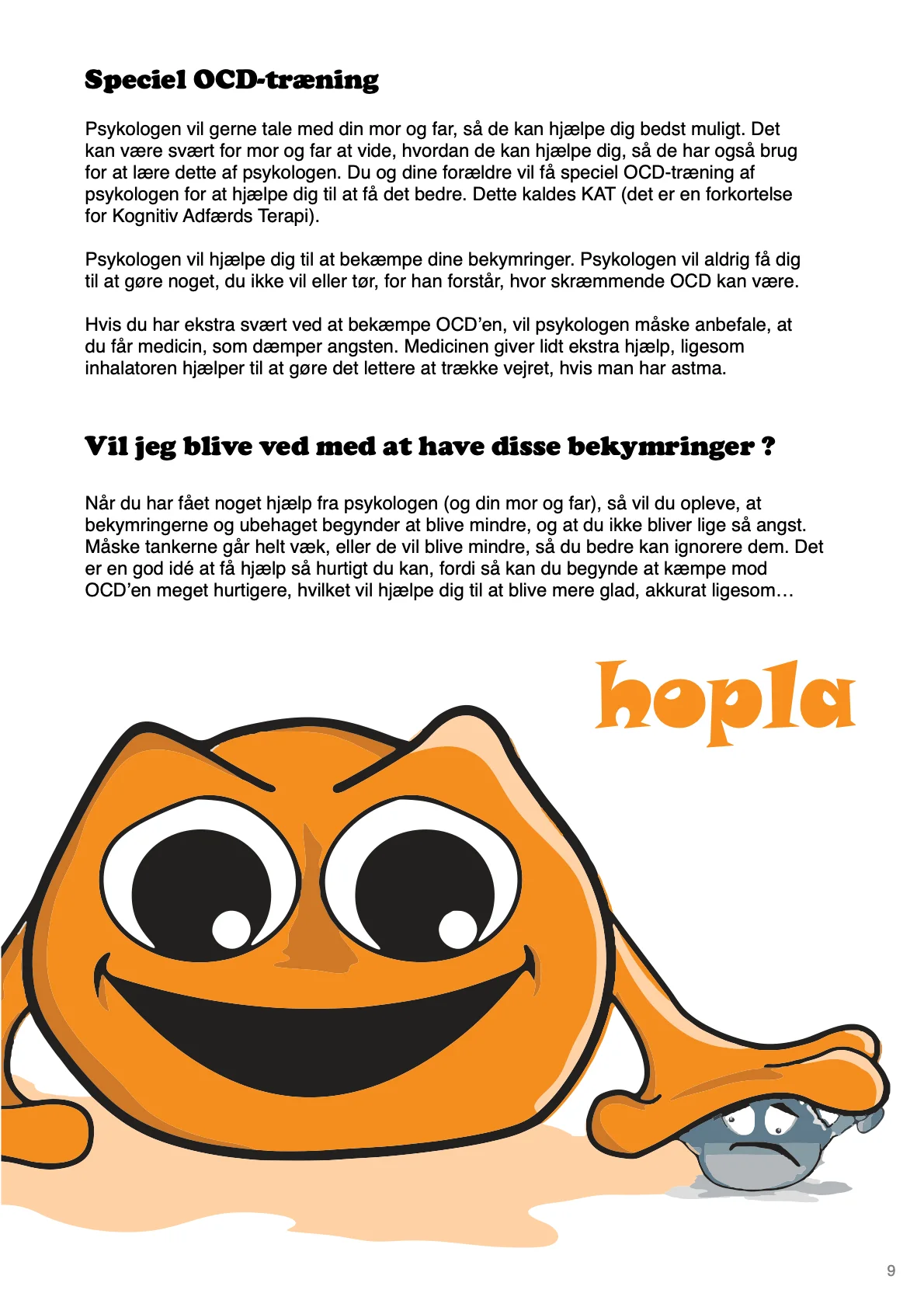 Side 9 af OCD guide for børn